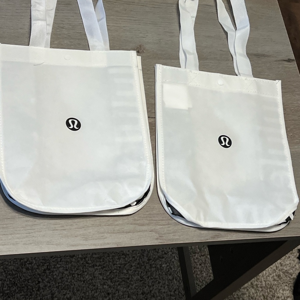 lululemon athletica White Tote Bags